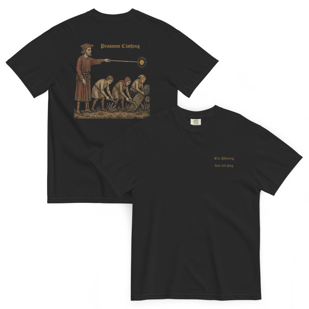 Printful Mockup Front und Rücken von Ein Pfennig für vil plag